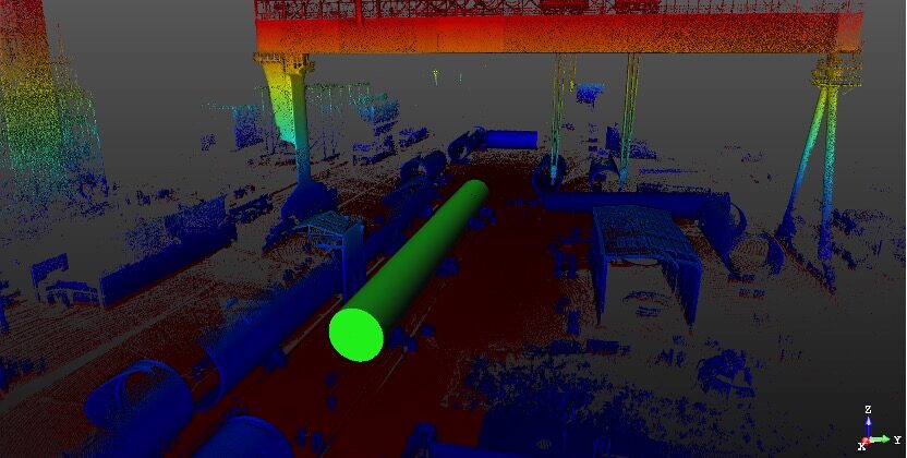 Trimble TX8在风电塔筒成品检验中的应用